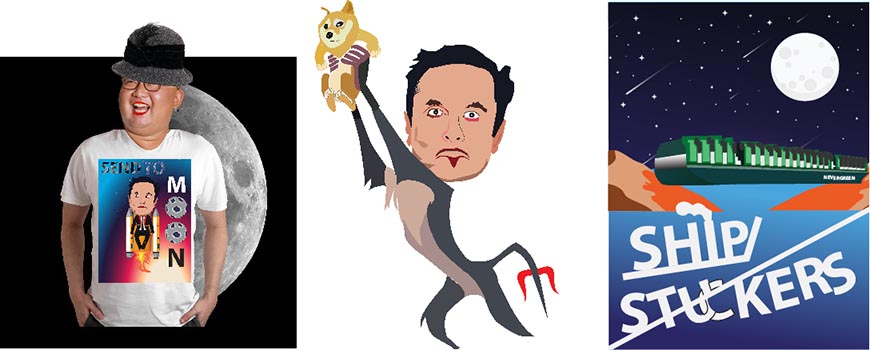 Elon Musk Send to the moon